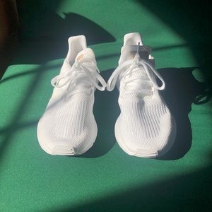 Adidas white sneakers